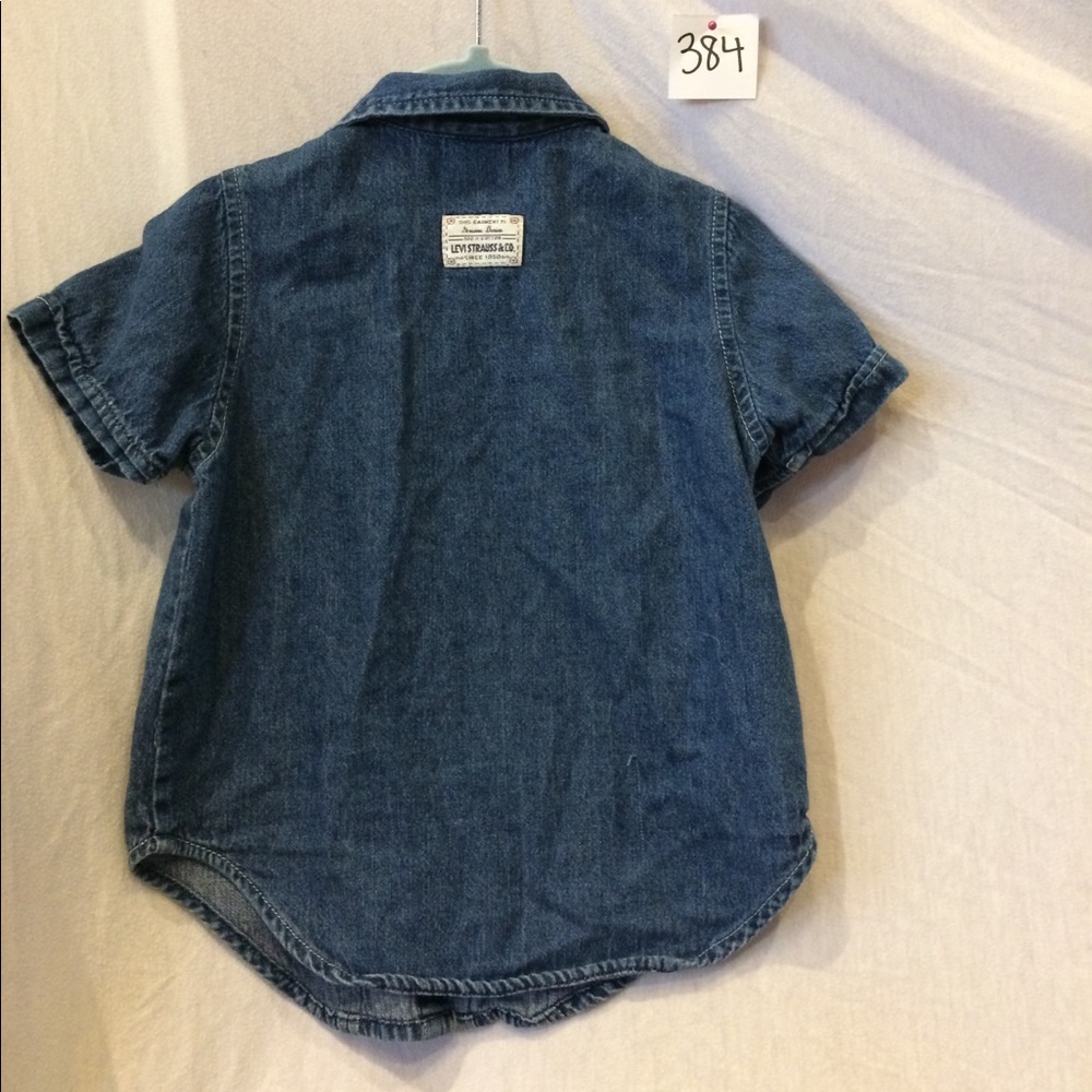 Levi Toddler Button Up Shirt - Picture 2 of 5